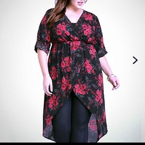 High low Torrid blouse